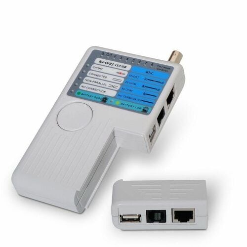 TESTEADOR CABLE RJ11/RJ12 RJ45 USB COAXIAL