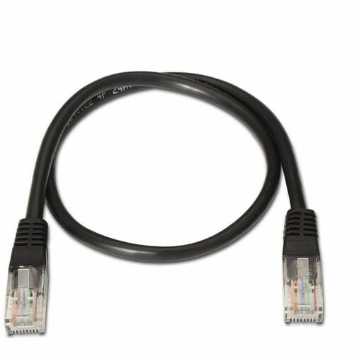 CABLE RED HEADLINE RJ45 CAT.6 UTP AWG24 BLACK 0.5M