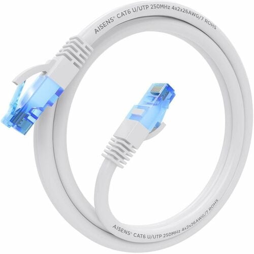 CABLE RED HEADLINE RJ45 CAT.6 UTP AWG26 CCA WHITE 1.5M