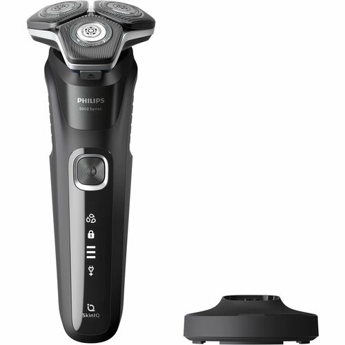Rasoio Philips S5898 - Nero intenso - x Acciaio Lame - senza filo - 1 Ora Tempo di funzionamento massimo batteria - 1 Ora 