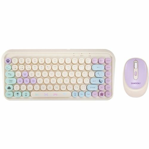 Blade Keyboard & Mouse - USB Wireless Bluetooth/RF 2.40 GHz Keyboard - USB Wireless Bluetooth/RF Mouse - 1600 dpi - Compat