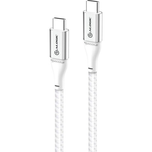 Alogic Super Ultra 30 cm USB-C Datentransferkabel - 1 - Cable for Notebook, Tablet, Telefon - 480 Mbit/s - Silber