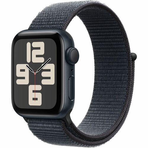 Apple Watch SE Smart Watch - 4 cm (1.57") Case Height - 3.40 cm (1.34") Case Width - Midnight Case Color - Ink Band Color 