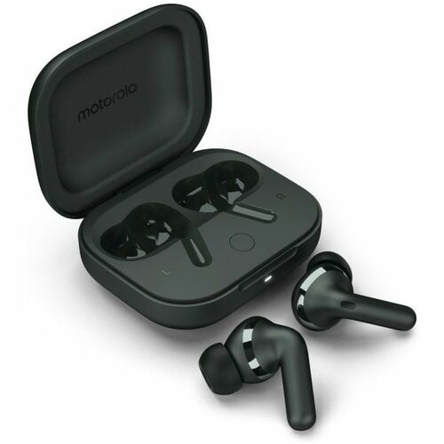 Motorola Mobility moto buds+ True Wireless Earbud Stereo Earset - Forest, Grey - Binaural - In-ear - Bluetooth - 32 Ohm - 