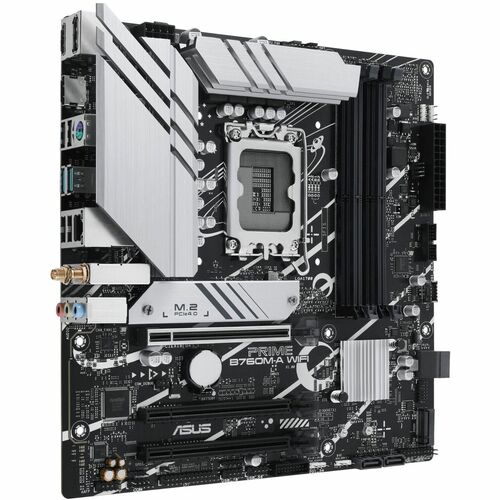 Schede madri desktop Asus Prime B760M-A WIFI - Intel B760 Chipset - Presa LGA-1700 - Micro ATX - Core, Pentium Gold, Celer