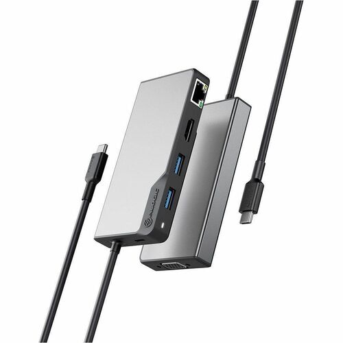 Alogic Fusion MAX USB-Typ C Docking Station für Notebook, Projektor, Tablet, Desktop-PC, Monitor, TV, Smartphone - 100 W -