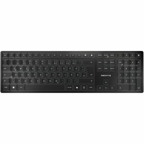 CHERRY JG-91 Teclado - Sem fios Conectividade - USB tipo A Interface - Português - Preto, Cinzento - Tesoura Interruptor d