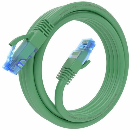 CABLE RED HEADLINE RJ45 CAT.6 UTP AWG26 CCA GREEN 2.0M