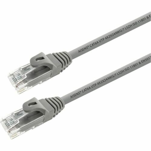 CABLE RED HEADLINE RJ45 LSZH CAT.6A 500MHZ UTP AWG24 GREY 0.5