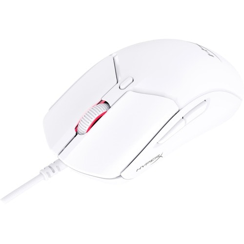 HP Pulsefire Haste 2 Gaming Mouse - USB 2.0 Type A - Optical - 6 Button(s) - 6 Programmable Button(s) - White - Cable - 26