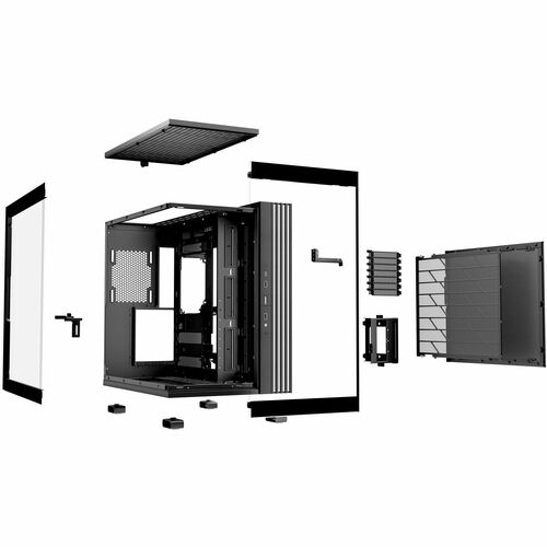 Boîtier d'ordinateur be quiet! Light Base 600 DX Black - Noir - Acier, Ver, Acrylonitrile butadiène styrène (ABS) - 4 x Ve