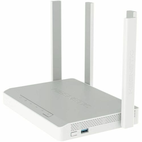 Keenetic Hopper AX1800 Mesh Wi-Fi 6 Router with a 4-Port Gigabit Smart Switch and USB 3.0 Port. WAN connection type: RJ-45