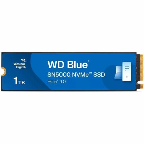 WD Blue SN5000 WDS100T4B0E-00CNZ0 1 TB Solid State Drive - M.2 2280 Internal - PCI Express NVMe (PCI Express NVMe 4.0 x4) 