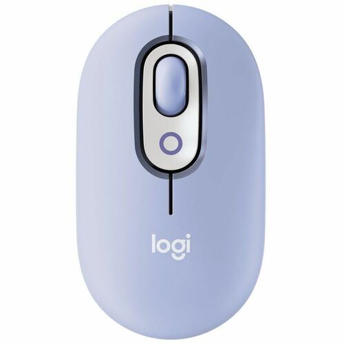 Logitech POP Mouse Mouse - Bluetooth - Optical - 4 Button(s) - Lilac - Wireless - 10 m - 4000 dpi - Scroll Wheel - 1 x AA 