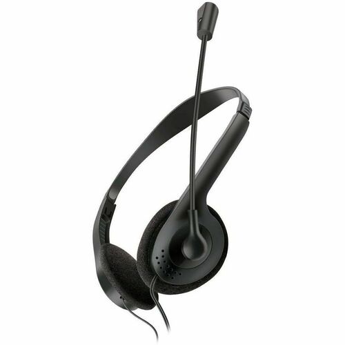 Fiesta Omega Wired Over-the-head, On-ear Stereo Headset - Black - Binaural - Supra-aural - 32 Ohm - 20 Hz to 20 kHz - 150 