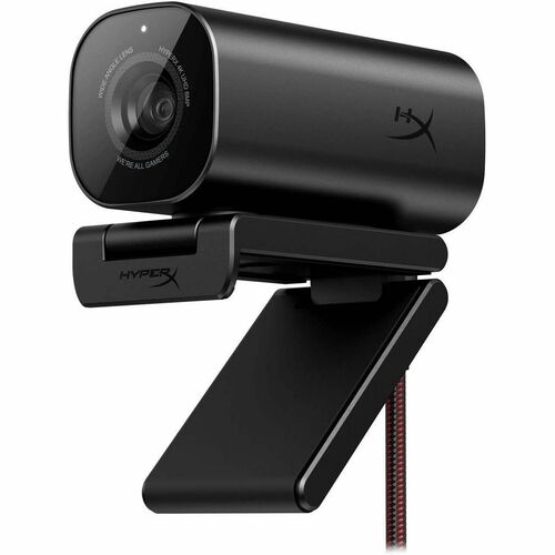HyperX Vision S Webcam - 8 Megapixel - 30 fps - Black - USB 3.0 Type C - 3840 x 2160 Video - Auto-focus - 90° Angle - Wind