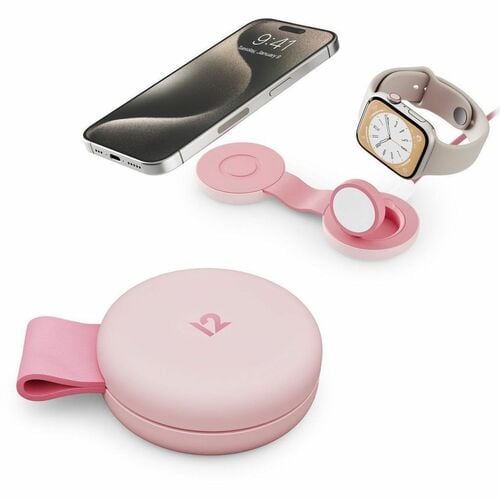 Twelve South ButterFly SE Induction Charger - For iPhone, Smartwatch, Qi2-enabled Device, AirPod - 9 V DC Input - Input co