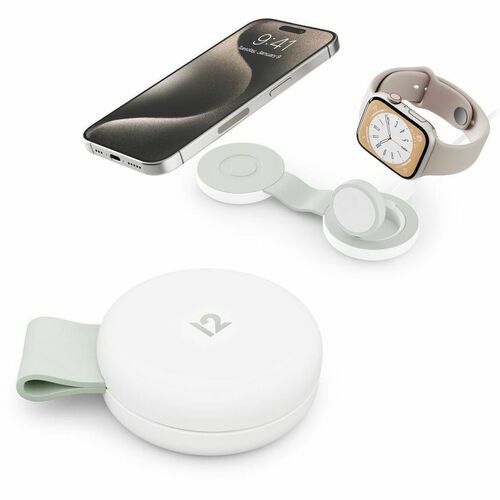 Twelve South ButterFly SE Induction Charger - For iPhone, Smartwatch, Qi2-enabled Device, AirPod - 9 V DC Input - Input co
