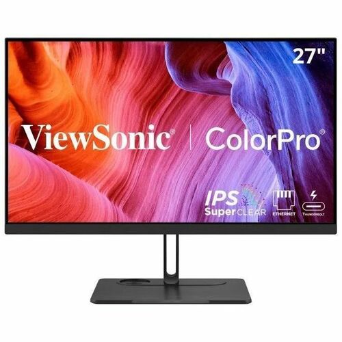 ViewSonic VP2776T-4K 27" Class 4K UHD LCD Monitor - 16:9 - Black - 68.6 cm (27") Viewable - In-plane Switching (IPS) Techn