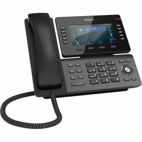 Snom D812 IP-Telefon - Schnurgebunden - Schnurgebunden - Desktop, Wandmontierbar - VoIP - 12,7 cm (5 Zoll) TFT-LCD - 2 x N