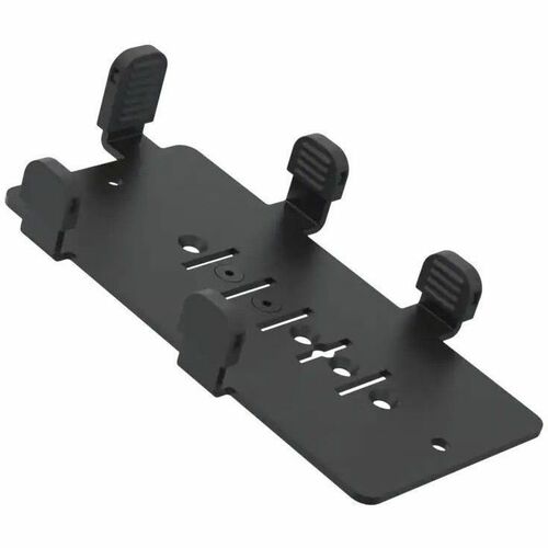 SpacePole MultiGrip Mounting Plate for Payment Terminal - Black - Steel, Metal - 1 / Box
