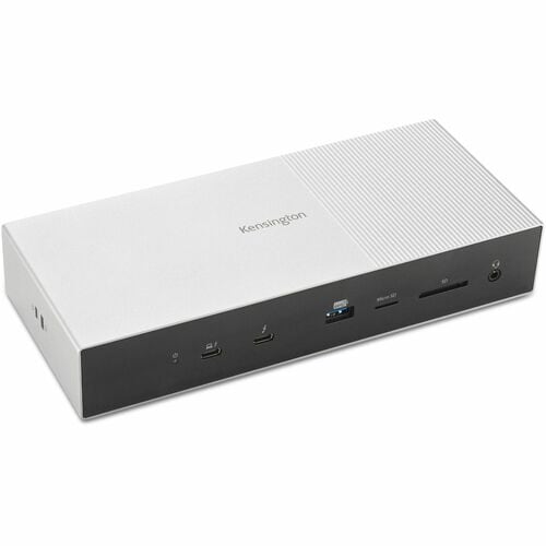 Kensington SD5000T5 Thunderbolt 5 Docking Station für Monitor, Workstation, Notebook - Ladefunktion - Speicherkartenleser 