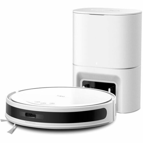 Tapo RV20 Max Plus Bagged Cordless Robot Vacuum/Mop - White - 3 L Dust Capacity - 300 mL Water Tank Capacity - Brush - Car