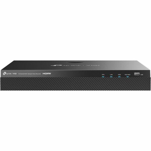 TP-Link VIGI VIGI NVR2016H-16MP 16 Channel Wired Video Surveillance Station - Network Video Recorder - HDMI - 4K Recording