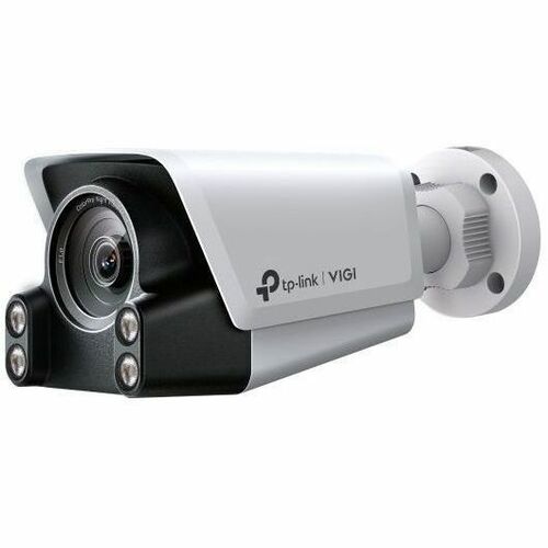 TP-Link VIGI C340S 4 Megapixel Outdoor Network Camera - Colour - Bullet - White - 30 m Infrared/Color Night Vision - H.264