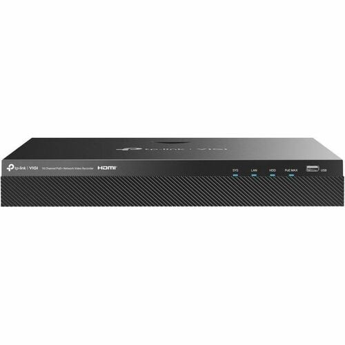 TP-Link VIGI VIGI NVR2016H-16P 16 Channel Wired Video Surveillance Station - Network Video Recorder - HDMI - 4K Recording