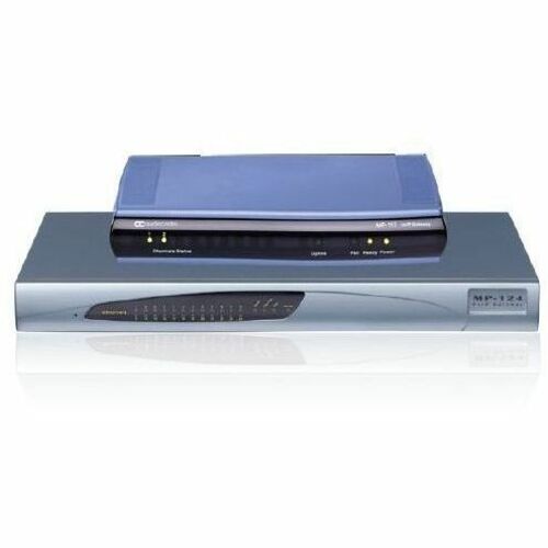 AudioCodes MediaPack MP-124 VoIP Gateway - 1 x RJ-45 - 24 x FXS - Fast Ethernet - Rack-mountable, Table Top