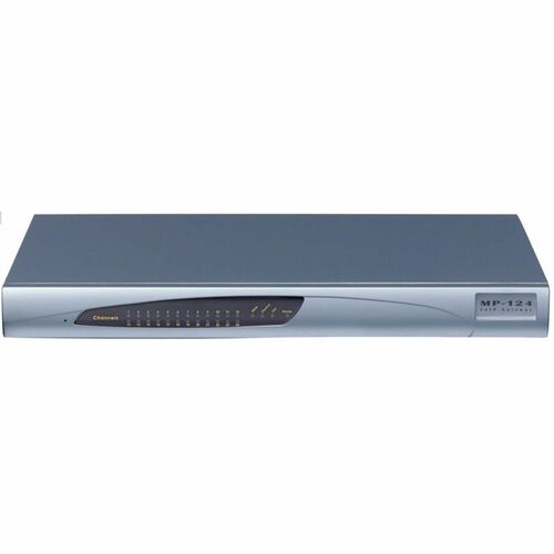 AudioCodes MediaPack MP-124 VoIP Gateway - 1 x RJ-45 - 24 x FXS - Management Port - Fast Ethernet, Ethernet - Rack-mountab