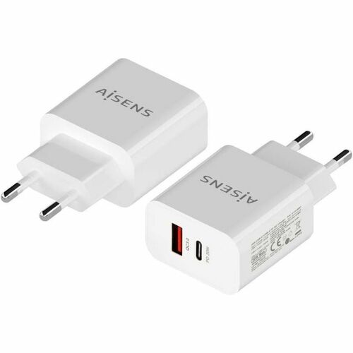 CHARGER 20W 1XUSB-C PD3.0 1XUSB-A QC3.0 WHITE