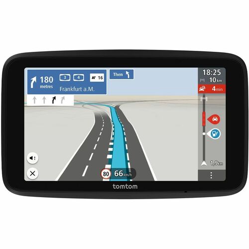 TomTom GO Classic Automobile Portable GPS Navigator - Black - 12.7 cm (5") - Touchscreen - Speaker, Dash Cam - Bluetooth -