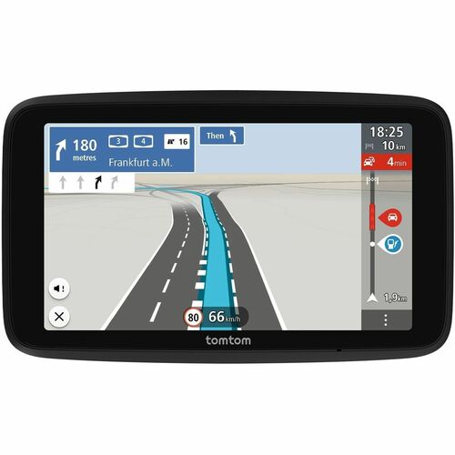 TomTom GO Classic Automobile Portable GPS Navigator - Black - 15.2 cm (6") - Touchscreen - Speaker, Dash Cam - Bluetooth -