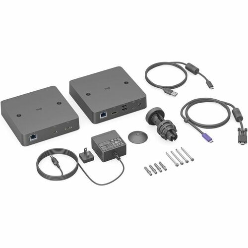 Trasmettitore/Ricevitore per extender video Logitech - 2 x Rete (RJ-45) - 5 x USB - 1 x Uscita HDMI - Fotocamera, Sala con