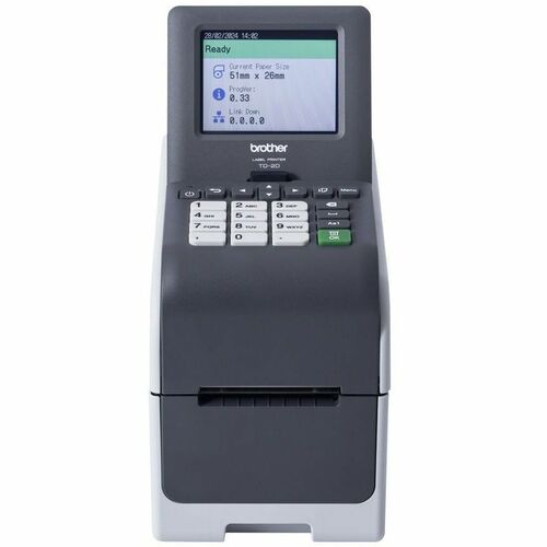 Stampante termica diretta Brother TD-2320DSA203 - Monocromatico - Nero, Grigio - Desktop - Etichetta stampabile - IEEE 802