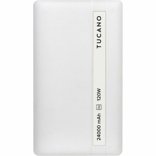 TUCANO Powerbank für Laptop 120W 24.000mAh, weiß