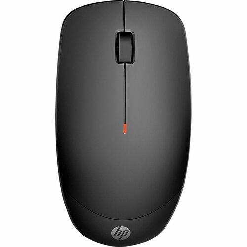 HP 235 Mouse - Radio Frequency - USB Type A - Optical - 3 Button(s) - Black - Wireless - 10 m - 2.40 GHz - 1600 dpi - Scro