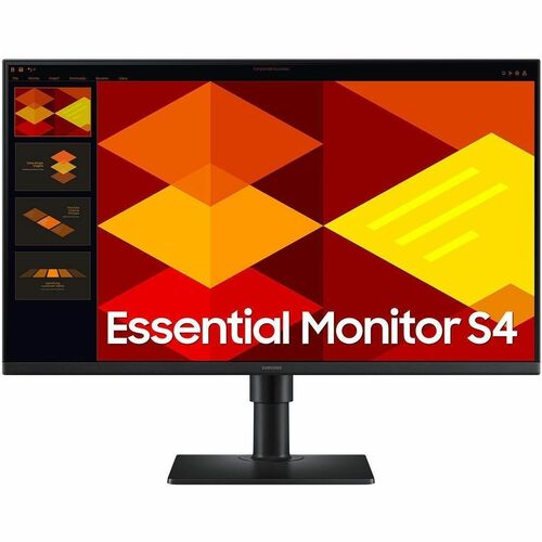 Samsung Essential S4 S27D402GAN 27" Class Full HD LCD Monitor - 16:9 - Black - 27" Viewable - In-plane Switching (IPS) Tec