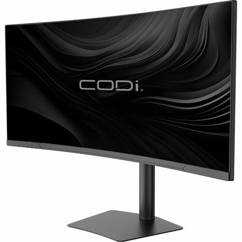 CODi 34" Ultrawide Curved USB-C Monitor with Docking Station - WQHD 3440x1440 - 90W Power Delivery - HDMI, DisplayPort, Et