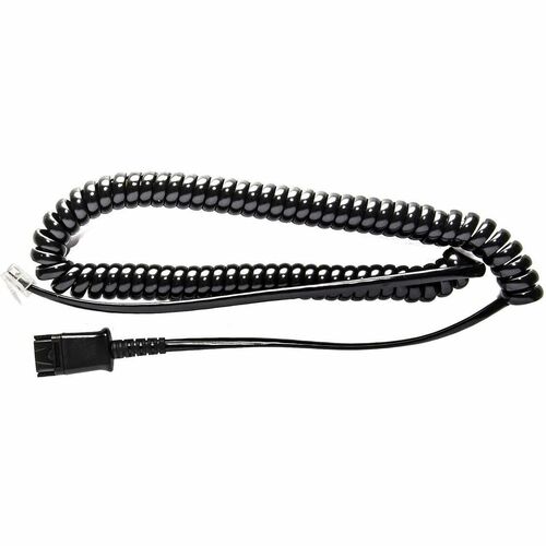 V7 BL-02+P 2 m Quick Disconnect/RJ-9 Audio Cable - Cable for Phone, Headset, Amplifier, Audio Device - First End: 1 x Quic
