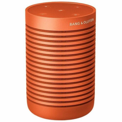 B&O Beosound Explore Portable Bluetooth Speaker System - Bonfire Orange - Shelf, Tabletop - Battery Rechargeable