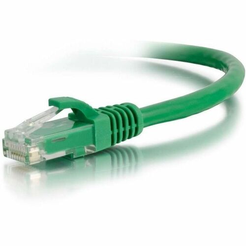 Quiktron 1ft Q-Series Cat6a Snagless (UTP) Ethernet Network Patch Cable, CM Rated - Green - 1 ft Category 6a Network Cable