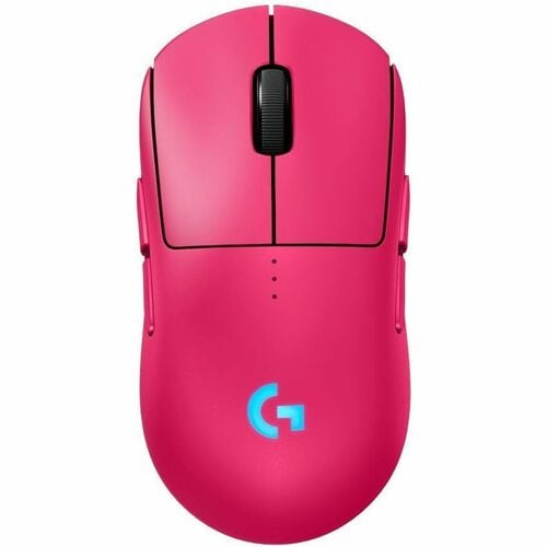 Logitech G PRO 2 LIGHTSPEED 游戏鼠标 - USB 2.0 - 8 按钮 - 粉 - 有线/无线 - 可充电 - 44000 dpi - 滚轮 - 对称