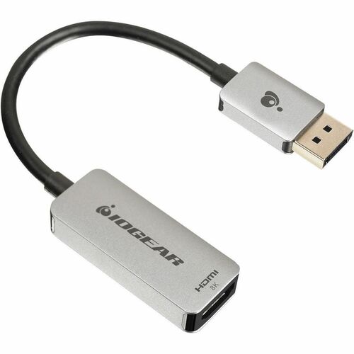 IOGEAR 8K Active DisplayPort to HDMI Adapter - 1 x HDMI Type A Digital Audio/Video - Male - 1 x DisplayPort 1.4 Digital Au