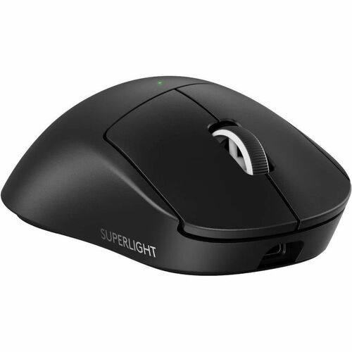Logitech G PRO X SUPERLIGHT 2 DEX Gaming Mouse - USB 2.0 - HERO 2 - 5 Button(s) - Black - Cable/Wireless - Rechargeable - 