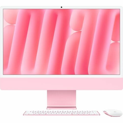 Apple iMac MD2U4LL/A All-in-One Computer - Apple M4 - 24 GB - 512 GB SSD - 24" 4.5K - Desktop - Pink - Apple M4 Chip - 448