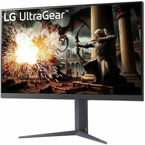 LG UltraGear 32GS75QN-B 32" Class WQHD Gaming LCD Monitor - 16:9 - 31.5" Viewable - In-plane Switching (IPS) Technology - 