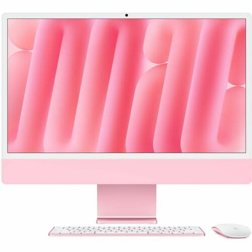 iMac 24in Retina 4.5K - Pink - M4 (10C CPU / 10C GPU) - 16GB unified memory - 256GB SSD - Magic Mouse - Magic Keyboard wit